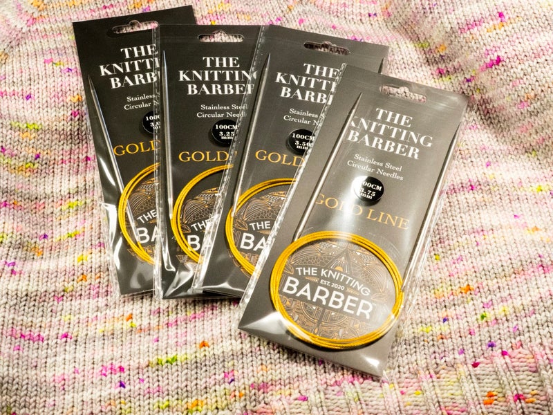 The Knitting Barber Gold Line py&ouml;r&ouml;puikot
